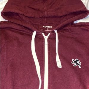 Express zip up sweater